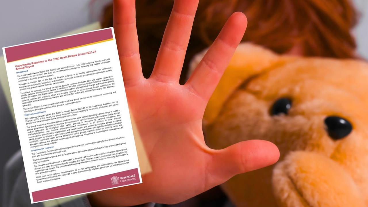 The state government has responded to the Child Death Review Board’s most recent report.