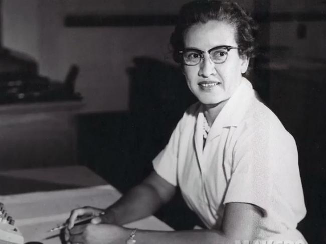 This NASA file handout photo obtained February 24, 2020, shows NASA research mathematician Katherine Johnson at her desk at Langley Research Center, born on August 26, 1918, in White Sulphur Springs, West Virginia, Johnson worked at Langley from 1953 until her retirement in 1986, making critical technical contributions which included calculating the trajectory of Alan Shepard's historic 1961 flight. - Katherine Johnson, whose calculations enabled Apollo 11 to land on the moon, died on February 24, 2020 at 101. Her story was told in the film "Hidden Figures." (Photo by Handout / NASA / AFP) / RESTRICTED TO EDITORIAL USE - MANDATORY CREDIT "AFP PHOTO /NASA/HANDOUT " - NO MARKETING - NO ADVERTISING CAMPAIGNS - DISTRIBUTED AS A SERVICE TO CLIENTS