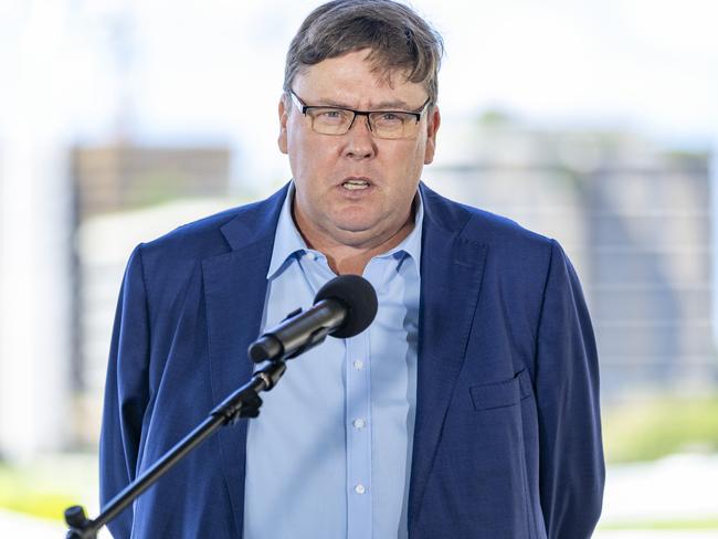 Racing Queensland CEO Jason Scott at Brisbane Racing Club's Winter Carnival launch at Eagle Farm, Tuesday, April 23, 2024 - Picture: Richard Walker