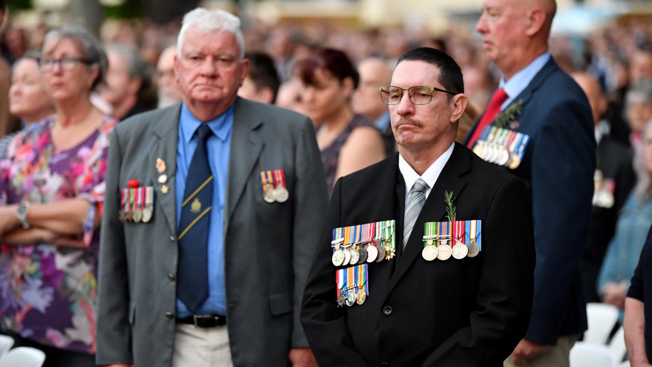 Townsville Anzac Day Emotions flow as Dawn Service draws thousands at