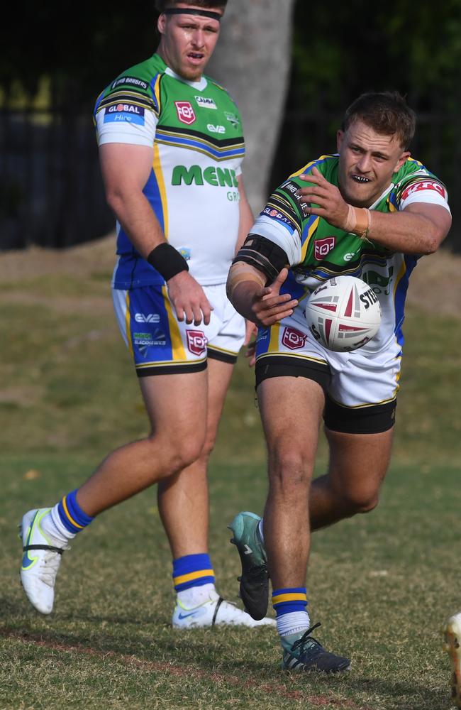 Rugby league State final between Gold Coast Vikings and Townsville at Neil Stewart Park. Townsville's Oscar Carter. Picture: Evan Morgan