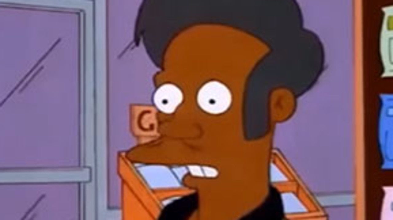 The Simpsons character Apu Nahasapeemapetilon became the centre of racial backlash.