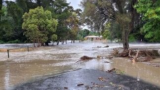 Areas were inundated with water as extreme weather lashed the region. Picture: Facebook