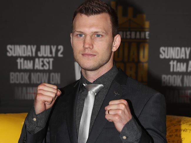 Jeff Horn. The official VIP luncheon for the Pacquiao and Horn fight at the Brisbane Convention Centre.  Pic Peter Wallis