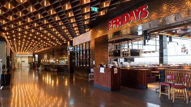 A quiet food court at Chadstone. Picture: Tony Gough