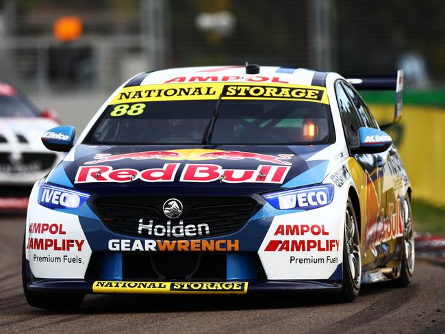 Jamie Whincup in the #88 Red Bull Holden Racing Team Holden Commodore ZB.