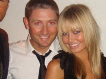 Michael Clarke and Lara Bingle were engaged before their relationship fell apart. Picture: Facebook