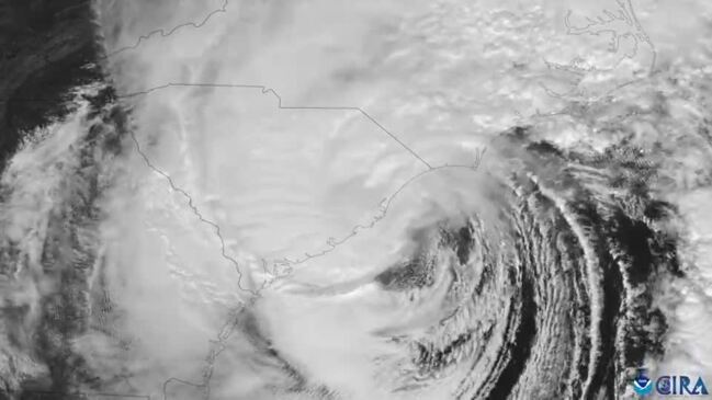 Satellite Shows Hurricane Ian Making Landfall In South Carolina The Australian 5778