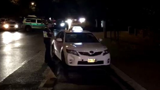 The scene on Anzac Highway, where pedestrian Manjit Dhadwal died after being hit by a taxi. Picture: Mitch Mott