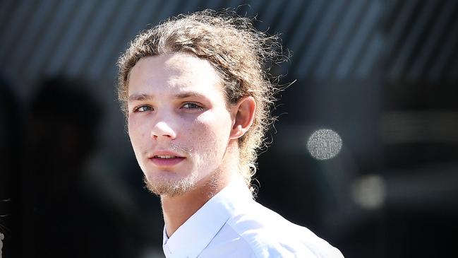 Jyrah James Dittman leaving Maroochydore District Court on Monday. Picture: Patrick Woods