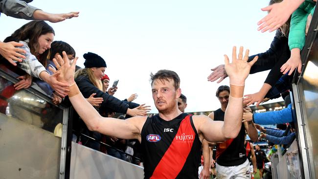 AFL veteran Brendon Goddard is no stranger to the Brownlow red carpet. Picture: AAP Image/Joe Castro