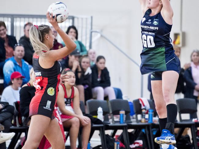 Martina Reekers playing for the Cougars in the 2019 Sapphire Series.