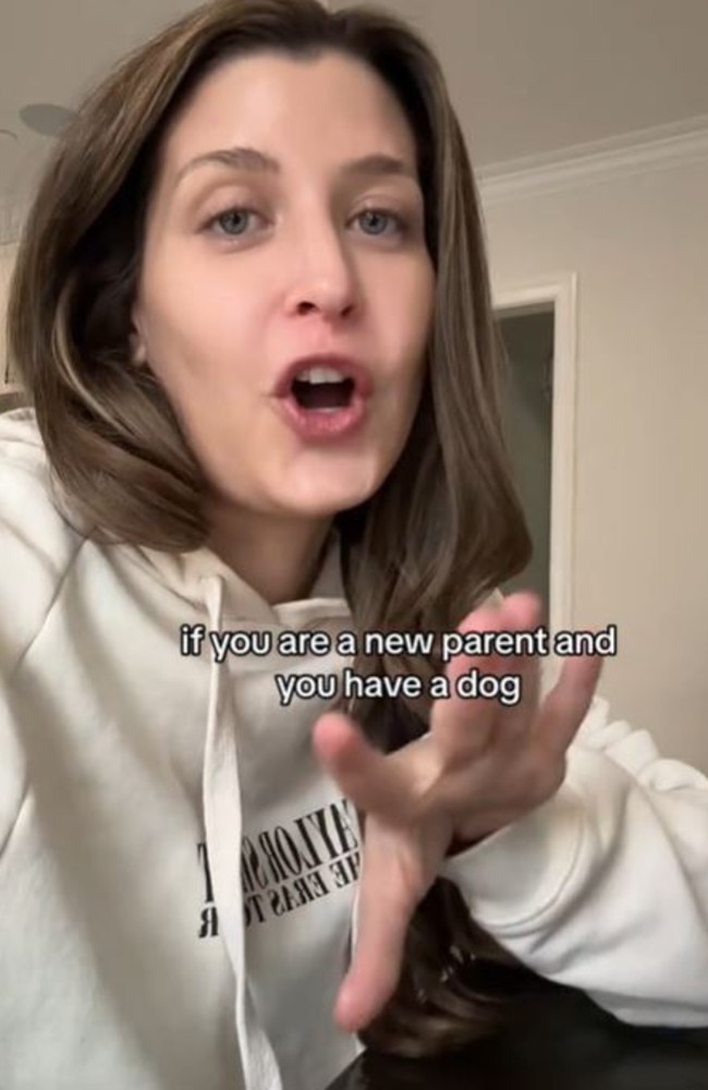 Katie Beach, an American woman who posts about parenting and lifestyle, also discussed it. Picture: TikTok