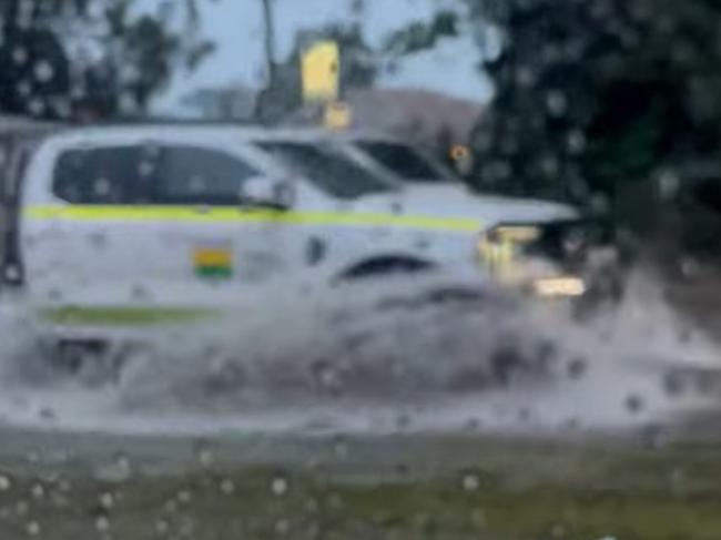 Currumbin resident Quintin Bennett shared a video of flash flooding in Currumbin and Currumbin Waters. Picture: Quintin Bennett