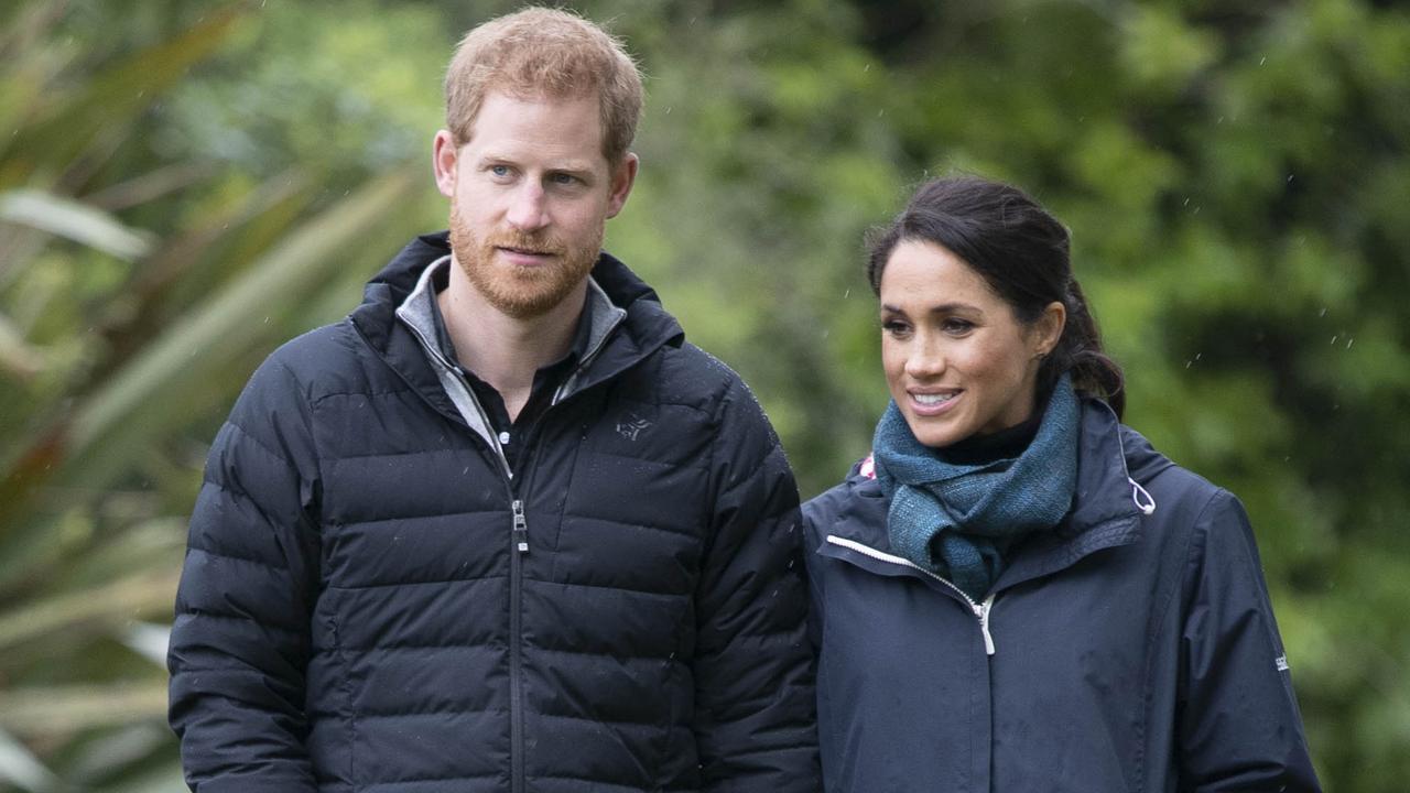 Prince Harry and Meghan Markle in New Zealand in 2018. Picture: Paul Edwards – Pool/Getty Images