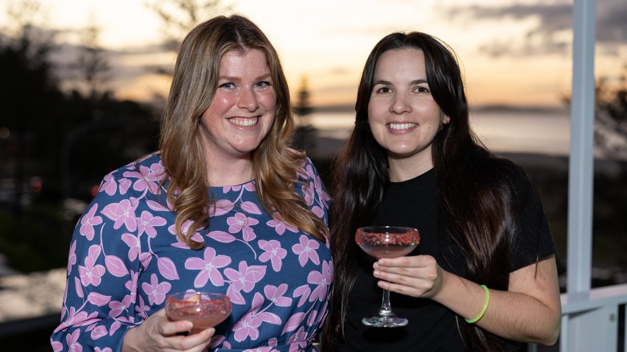 Genevieve Blackman and Laura Marshall for The Pulse at Tequila Herradura Pop Up at the Pink Hotel, Coolangatta May 5 2023. Picture: Celeste Humphrey