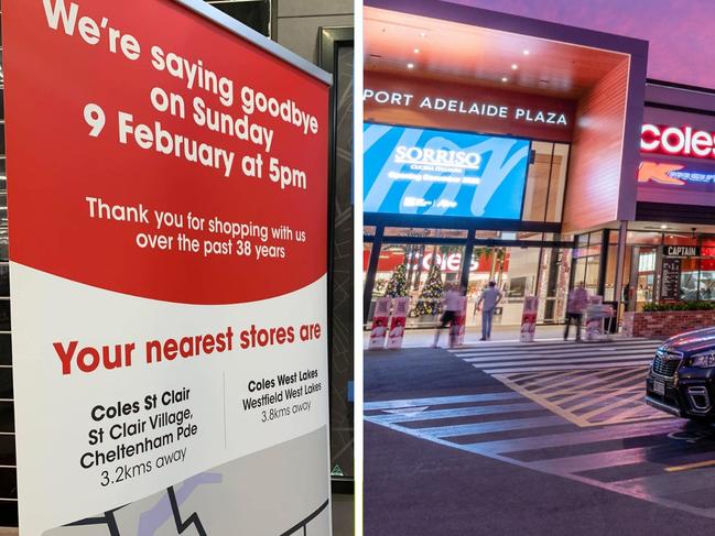 Coles closing Port Adelaide artwork for tiser