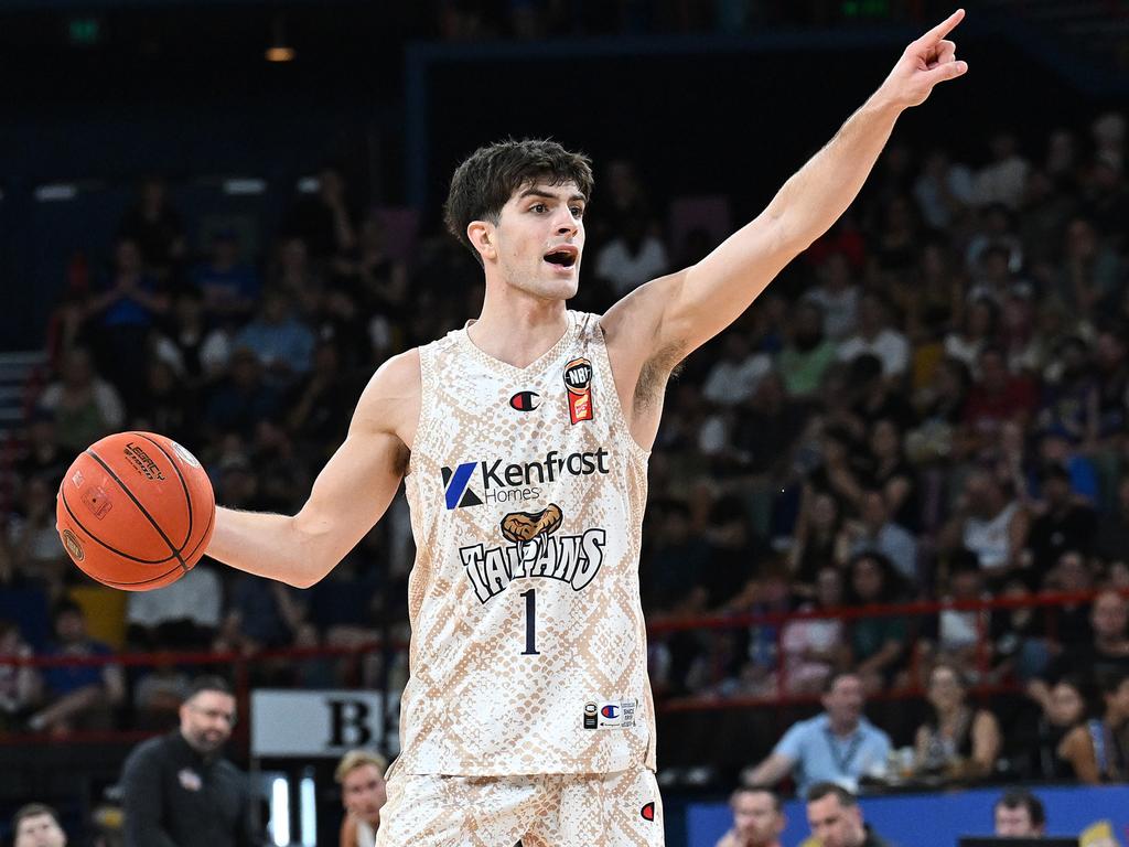 Taran Armstrong and the Taipans play five times in the final three rounds of SuperCoach NBL. Picture: Bradley Kanaris/Getty Images