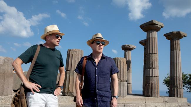 Cleverly packaged travel porn: Rob Brydon and Steve Coogan in The Trip to Greece.