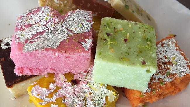 A selection of Barfi at Chatkazz Sweets and Narkeem. Picture: Jenifer Jagielski