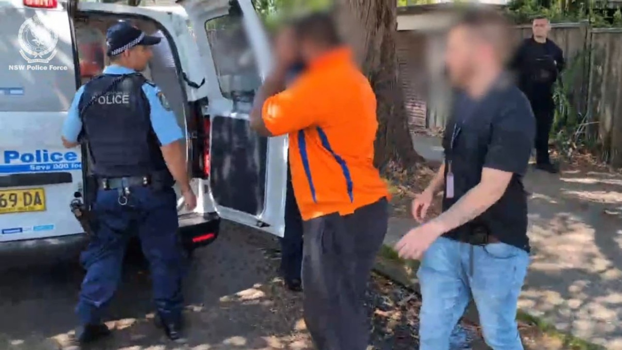 An alleged gunman and the hired help have been arrested following a year long investigation into the Kirribilli shooting. Picture: NSW Police