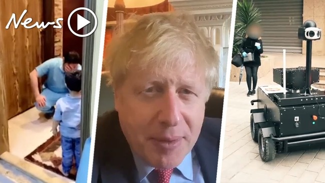 Coronavirus latest: Boris Johnson tests positive, robots enforcers and nurse deprived of hugs