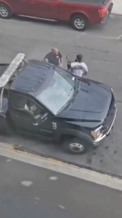 Man steals tow truck attempting to tow his vehicle