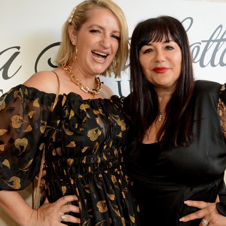 Bianca Dye and Sonia Stradiotto at opening of Sonia Stradiotto Couture store, Marina Mirage. Picture: Regina King