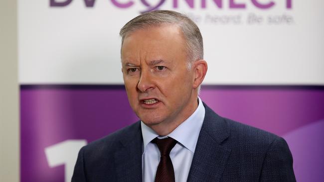 Anthony Albanese is still trying to win the war of the last election rather than fight the next one. Picture: Jono Searle