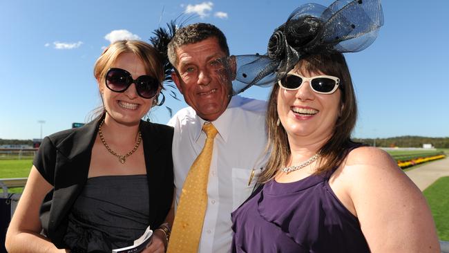 Vanessa Hewitt, Geoff Gunter and Ann Wheeler at the 2011 event. Picture: Che Chapman