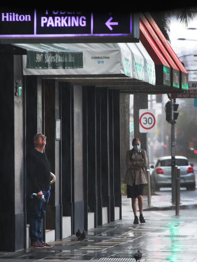 An eerily quiet Surfers Paradise wakes up to its first day in lockdown due to the latest CoVid-19 scare. Picture Glenn Hampson