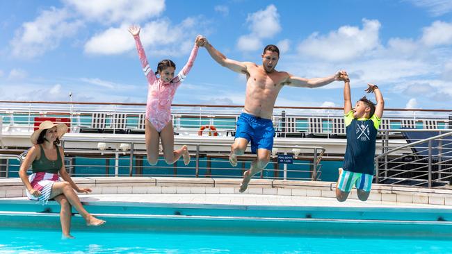 P & O Cruises are offering the chance for kids travel for free. Picture: Supplied / P & O Cruises