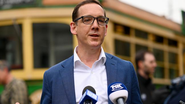 Sport, Tourism and Major Events Minister Steve Dimopoulos says Martin Pakula is ‘extraordinarly well qualified’ to take on the role. Picture: Getty Images