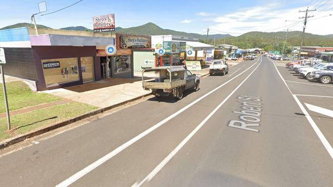 Police have charged a man after he alleged exposed himself along Robert Street in Atherton (pictured) . Picture: Google Maps