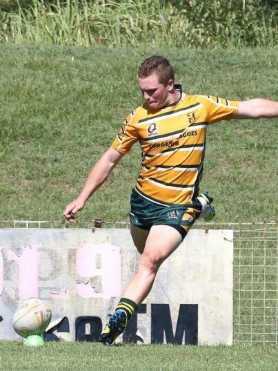 Bryant was a schoolboy rugby league star. Picture: Supplied