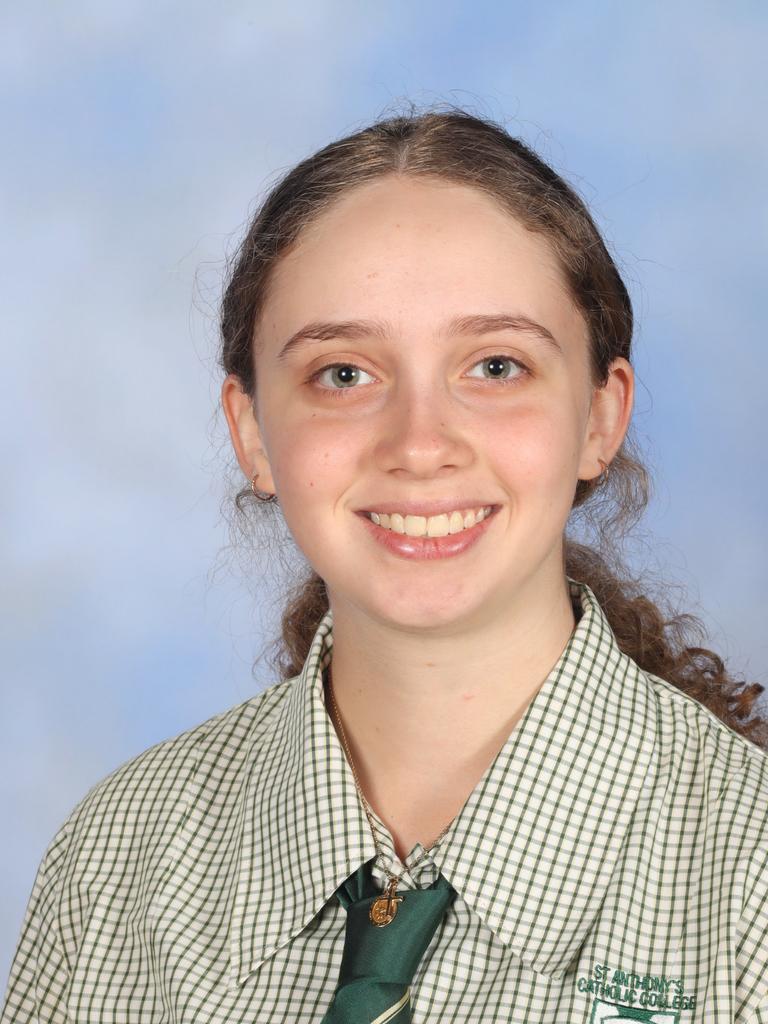 ST ANTHONY'S CATHOLIC COLLEGE captain Alexandra.