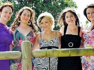 BEVY OF BEAUTIES: Five of the 11 entrants contesting this year’s Alstonville Showgirl crown are (from left) Elise Hollman, Nikki Walsh, Truleigh Wray, Laura Bettinzoli and Emily Gordon. Picture: Colin Cooksey Photography