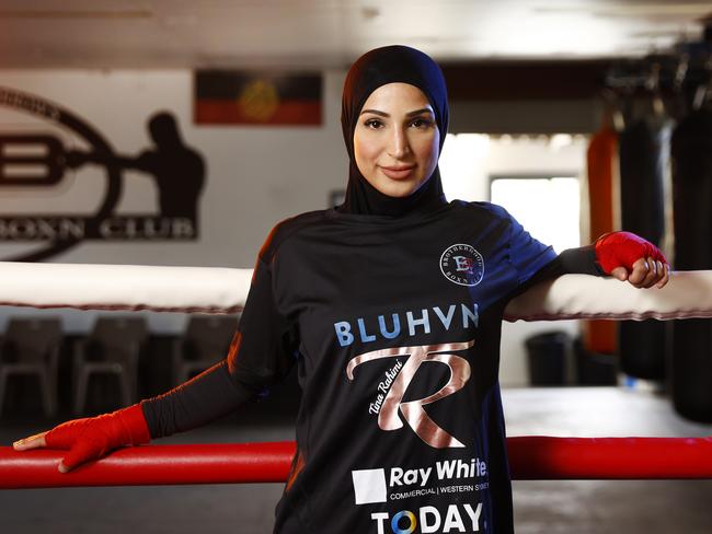 Australian boxer Tina Rahimi. Picture: Richard Dobson