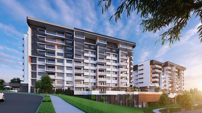 Artist impression of the Bohème Apartments is being developed by the Robina Group at Robina.