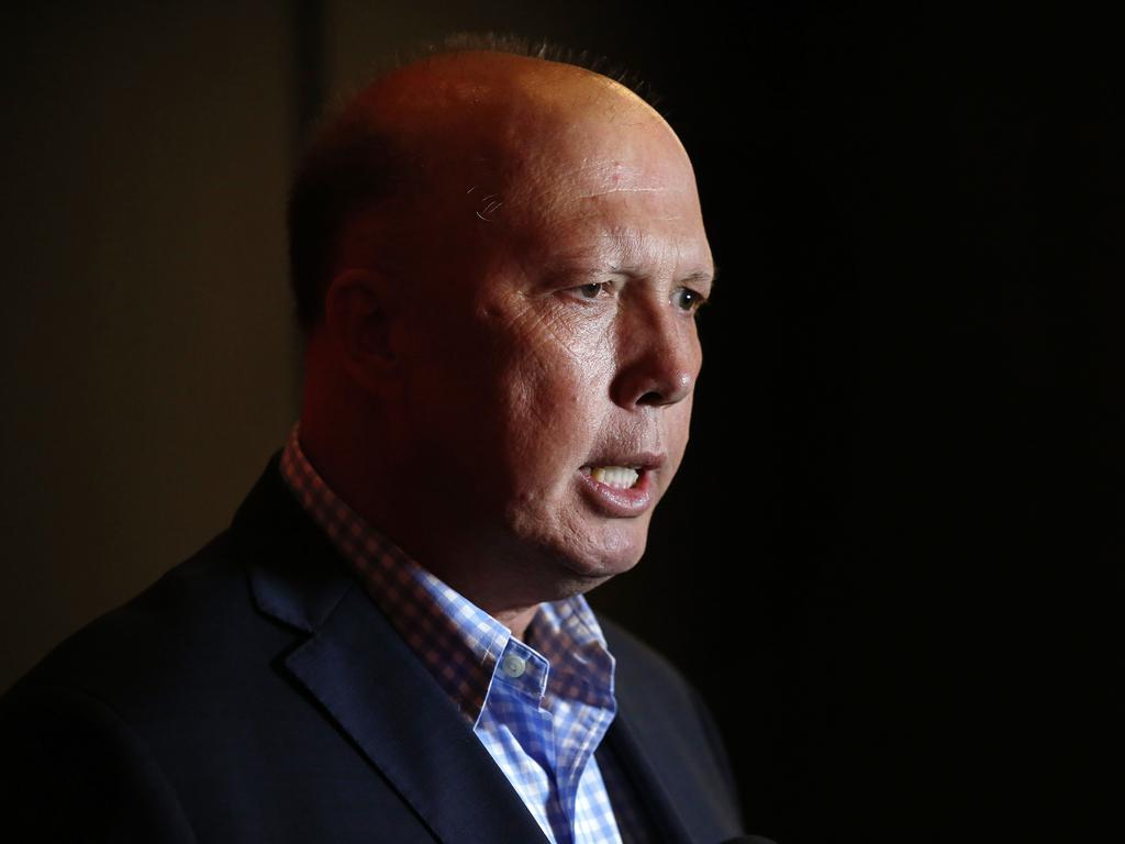 Home Affairs Minister Peter Dutton has cancelled Benbrika’s citizenship. Picture: Josh Woning