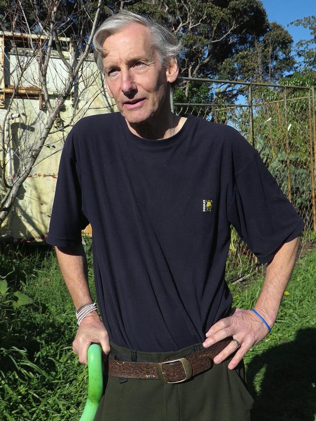 Heritage Food Crops Research Trust founder Mark Christensen of Whanganui, New Zealand. Picture: ELAINE REEVES