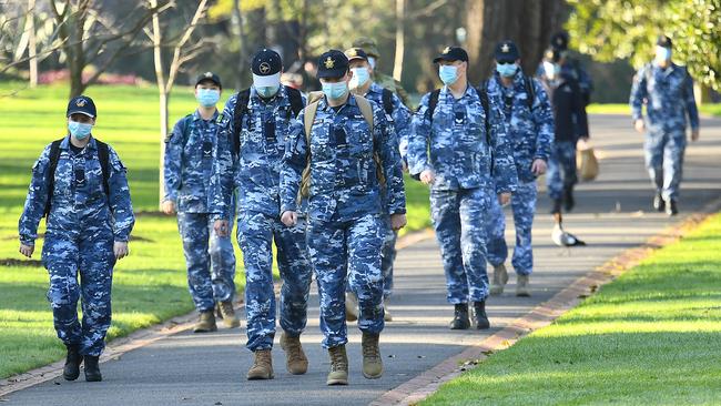 We Victorians have accepted the most draconian attack on our personal liberties ever imposed by an Australian government. Picture: Getty Images