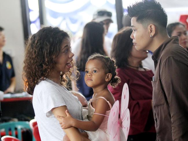 Heather Mack with her daughter Stella, who was born after her parents were convicted.