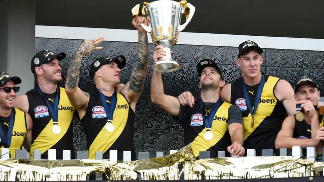 Shane McCurry helped play a role in the Richmond Tigers unprecedented success. Picture: Getty Images.