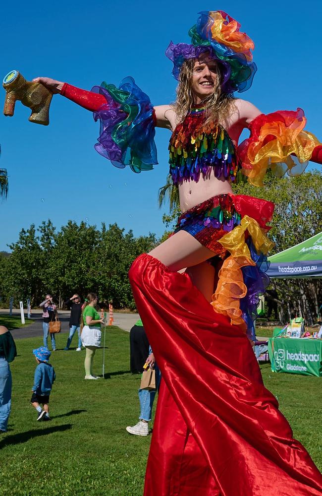Rainbow on the Reef pride festival in Gladstone. Picture: Colin Neatherway