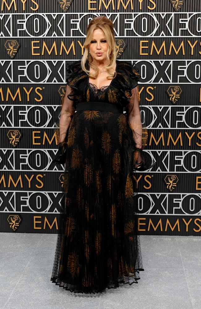 Jennifer Coolidge in a black gown. Picture: Getty