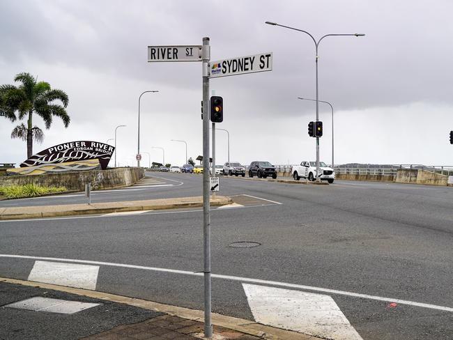 Intersection of River and Sydney streets, Mackay. Picture: Heidi Petith