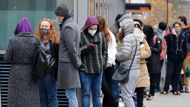 A vaccination centre at University College London Hospital. Picture: Tolga Akmen/AFP