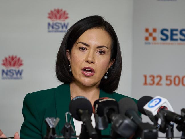 SYDNEY, AUSTRALIA - NewsWire Photos, March 07, 2025. Prue Car, Deputy Premier of NSW address the media on  Tropical Cyclone Alfred and impacts for NSW : Picture: NewsWire / Flavio Brancaleone