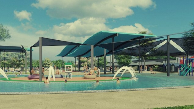 The design for City of Darwin’s Casuarina Aquatic and Leisure Centre was lodged with the Development Consent Authority. Picture: Supplied